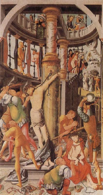 Jorg Ratgeb The Flagellation of Christ oil painting image